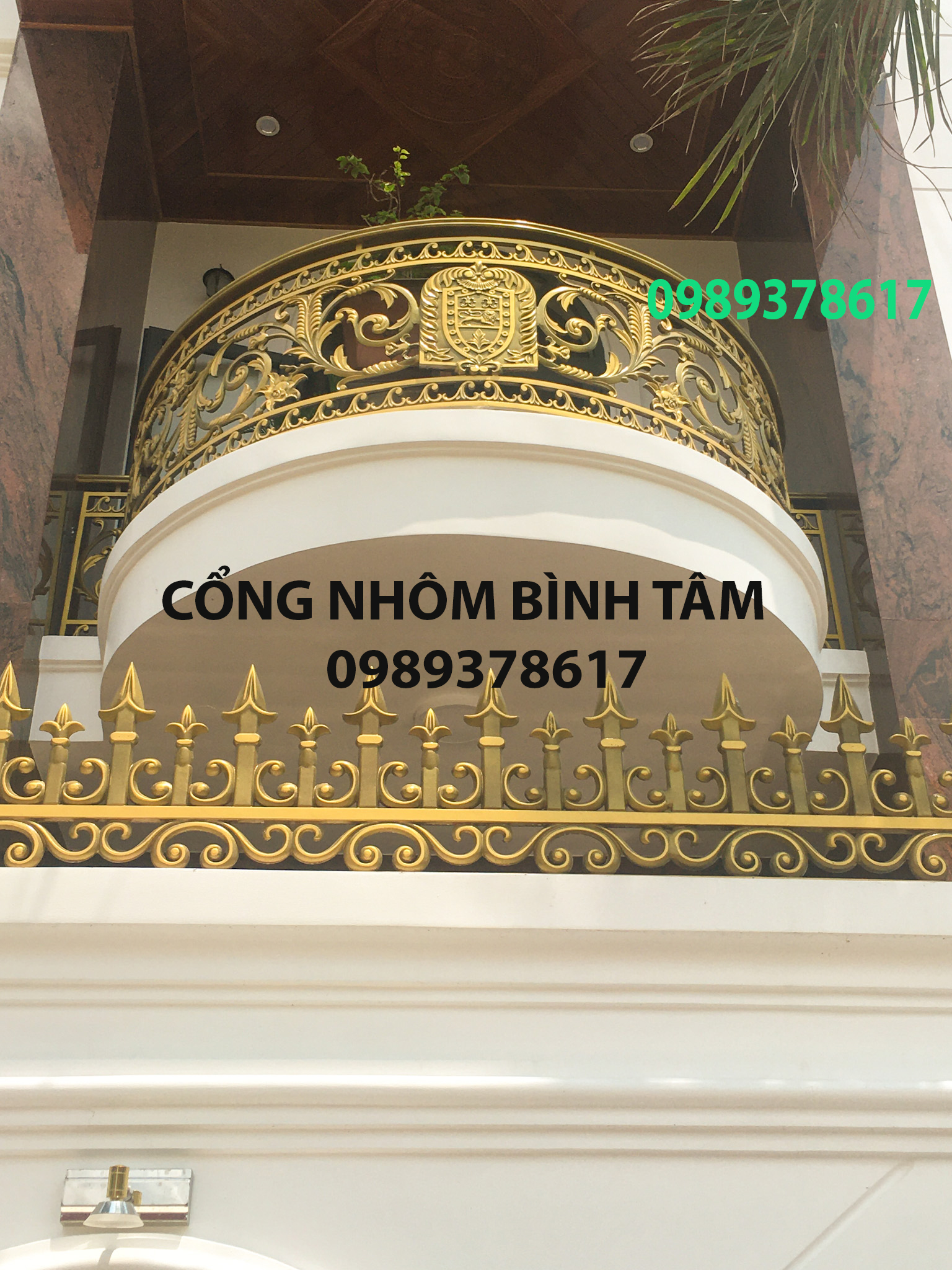 Ban công nhôm đúc 